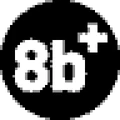 8b+ logo